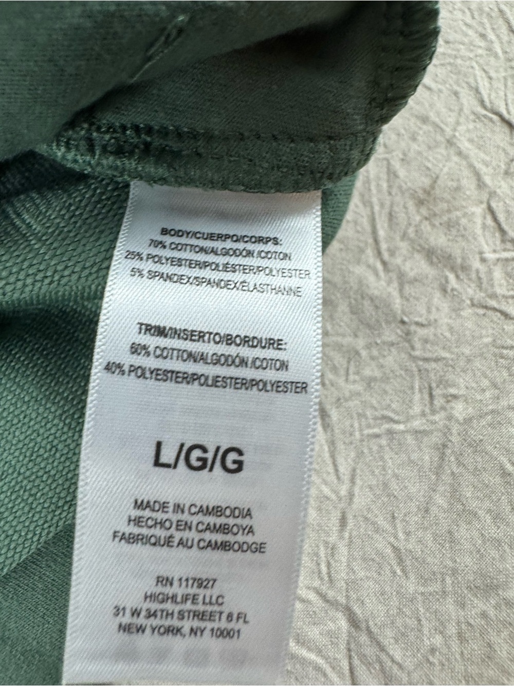 GAIAM Olive Green Pullover Hoodie NWT Large - Picture 4 of 13